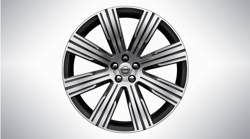 21" 8 radios Multi Spoke Black Diamond Cut - 1081